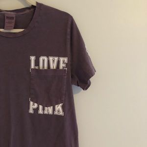 Dark purple long t-shirt